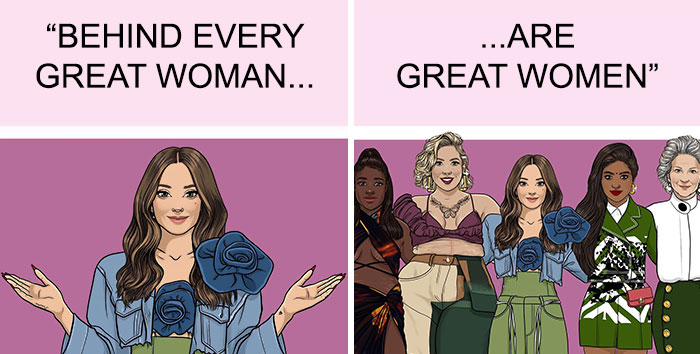 21 Illustrations By Lainey Molnar That Challenge Societal Norms Surrounding Femininity, Body Image, And More (New Pics)