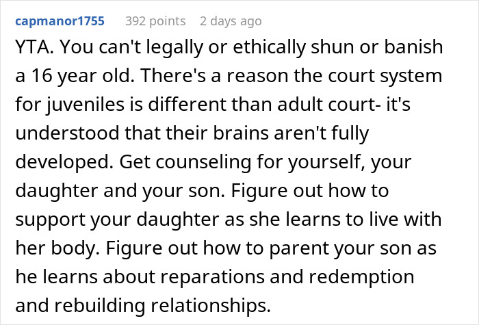 "I Don't Think Our Relationship Can Recover From This": Mom Sends Son Away After He Exposes Sister's Secret To Entire School "I Don't Think Our Relationship Can Recover From This": Mom Sends Son Away After He Exposes Sister's Secret To Entire School