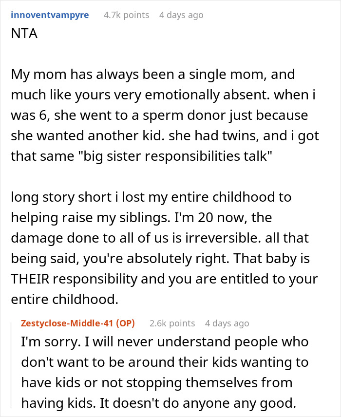 &ldquo;I Won&rsquo;t Take Care Of Or Raise The Baby For Them&rdquo;: Teen Refuses To Be Newborn&rsquo;s Free Babysitter After Parents Announce Unexpected Pregnancy