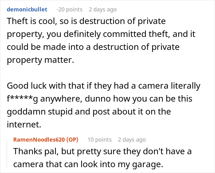 Woman Executes Masterclass In Petty Revenge After Neighbors Keep Placing Their Trash Can In Front Of Her Garage For 1.5 Years