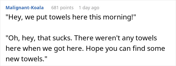 Woman Watches Chaos Ensue After Taking Towels Off Every Lounge Chair In Petty Revenge