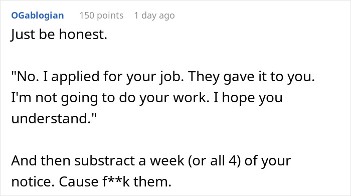 "The Guy Who Got The Job I Wanted Reached Out To Me For Help With His Job"