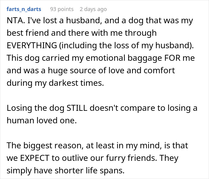 &ldquo;A Dog Is Not The Same As A Husband&rdquo;: Woman Loses Patience With Her Sister For Nonstop Comparisons Of Their Losses