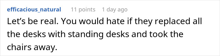 Boss Gloats To 6 Employees Over Newly Bought Standing Desk, They Can Only Stare In Disbelief When He Tells Them They Aren’t Getting Any Boss Gloats To 6 Employees Over Newly Bought Standing Desk, They Can Only Stare In Disbelief When He Tells Them They Aren’t Getting Any