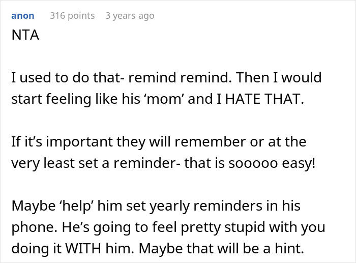 MIL Tells This Woman It's Her "Job" To Make Sure Her Husband Doesn't Forget Things, She Refuses To Be His Personal Reminder