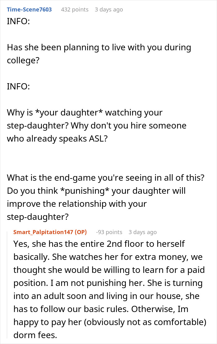 Mom Is Lost And Confused After Her Daughter Refuses To Learn Sign Language And Her Husband Threatens Divorce