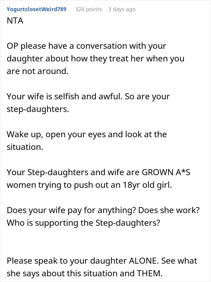 "Am I A Jerk For Canceling The Entire Vacation When I Found Out That My Stepdaughters Deliberately Hid My Daughter's Passport To Get Her To Stay Home?" "Am I A Jerk For Canceling The Entire Vacation When I Found Out That My Stepdaughters Deliberately Hid My Daughter's Passport To Get Her To Stay Home?"