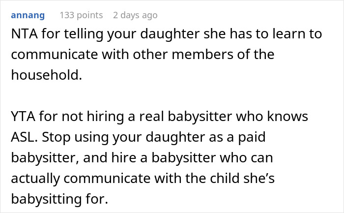 Mom Is Lost And Confused After Her Daughter Refuses To Learn Sign Language And Her Husband Threatens Divorce
