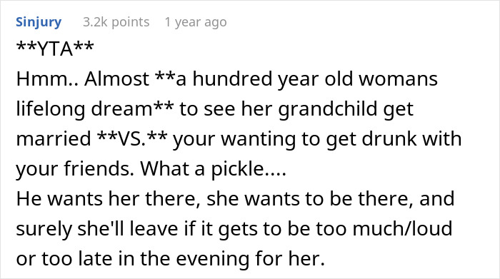 "I Am The Bride After All": Woman Doesn't Want Fianc&eacute;'s Grandma At Her Wedding, Starts A Drama