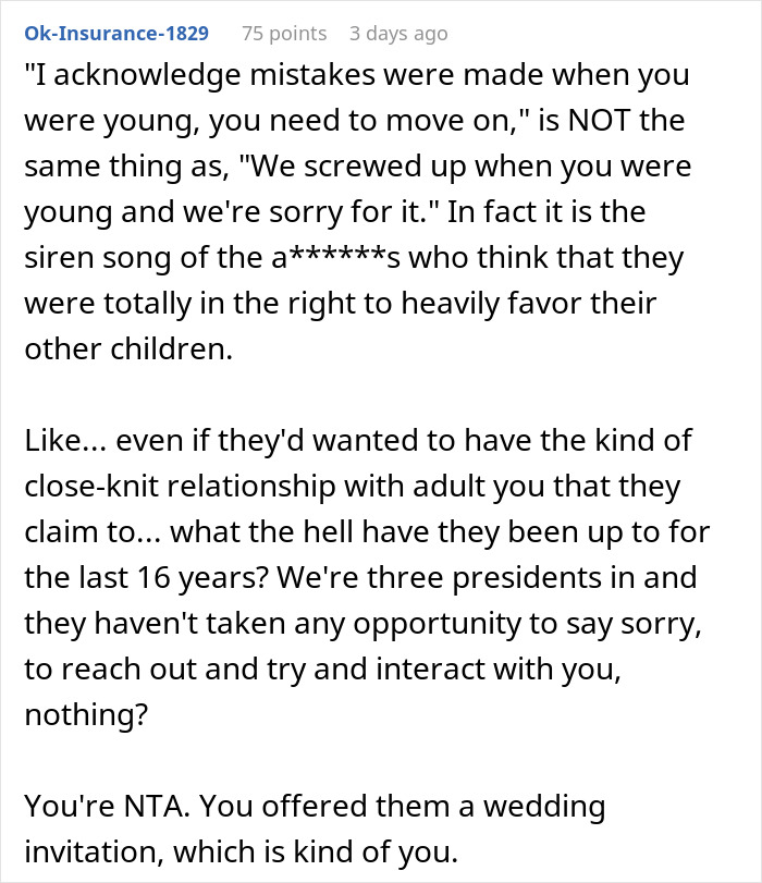 Parents Demand 18-Year-Old Son Start Acting Like An Adult, He Goes No-Contact And Offers To Sell Parents His Forgiveness 16 Years Later Parents Demand 18-Year-Old Son Start Acting Like An Adult, He Goes No-Contact And Offers To Sell Parents His Forgiveness 16 Years Later
