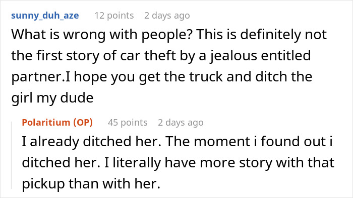 Guy Finds Out GF Secretly Sold The Car That Was In His Family For Generations, Dumps Her, Sues Her, And Gets His Car Back