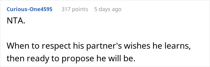 This Man’s Marriage Proposal Gets Rejected By His Girlfriend And Gets Called ‘Disrespectful’ By His Friend, So He Calls His Friend A Jerk For Saying So This Man’s Marriage Proposal Gets Rejected By His Girlfriend And Gets Called ‘Disrespectful’ By His Friend, So He Calls His Friend A Jerk For Saying So