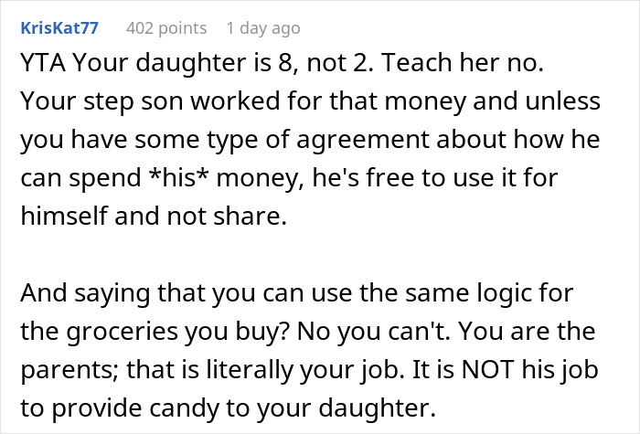 &ldquo;He Was Upset&rdquo;: Stepmother Takes Heat Online For Making 17 Y.O. Share The Candy He Bought For Himself With Little Half-Sister