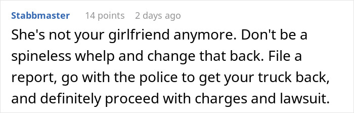 Guy Finds Out GF Secretly Sold The Car That Was In His Family For Generations, Dumps Her, Sues Her, And Gets His Car Back