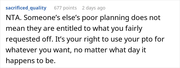 "I Honestly Don't Really Care": Person Refuses To Give Up Their Day Off To Play A Video Game "I Honestly Don't Really Care": Person Refuses To Give Up Their Day Off To Play A Video Game