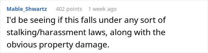 “A Neighbor Keeps Drilling Holes Into A Shared Fence So He Can Stare At My Wife” “A Neighbor Keeps Drilling Holes Into A Shared Fence So He Can Stare At My Wife”