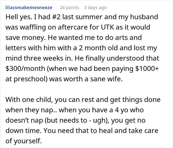 "I Don't Feel Guilty About It": Mom Is Expected To Pull Toddler Out Of Daycare While On Maternity Leave, But She's Having None Of It