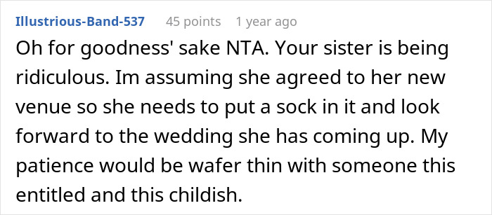"I Have Little Sympathy For My Sister At This Point": Woman Flips Out As Brother Picks Her Dream Venue For His Own Wedding