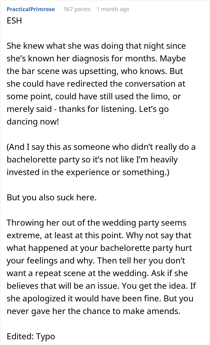 Woman Bursts Into Tears After Revealing Her Diagnosis At Friend's Bachelorette Party, Gets Fired As A Bridesmaid