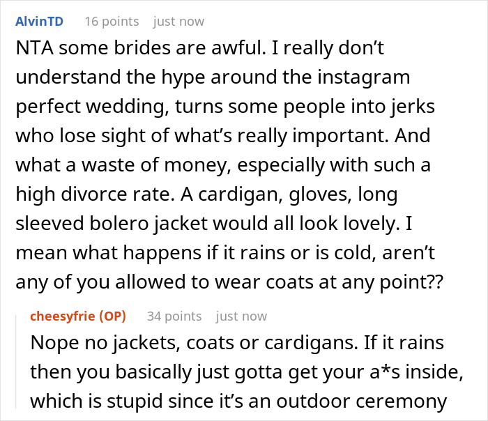 Family Drama Ensues As This Woman Decides Not To Attend Her Sister’s Wedding, Not Willing To Comply With The Strict Dress Code She Dislikes Family Drama Ensues As This Woman Decides Not To Attend Her Sister’s Wedding, Not Willing To Comply With The Strict Dress Code She Dislikes