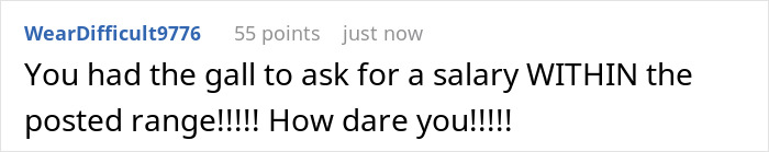 Man Submits A Job Application And Requests $100K As Per The Job Description, That Shocks The Interview Manager