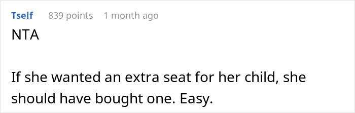 Exhausted Passenger Is Upset About Having To Give Up Their Middle Seat To A Mother Traveling With A Baby