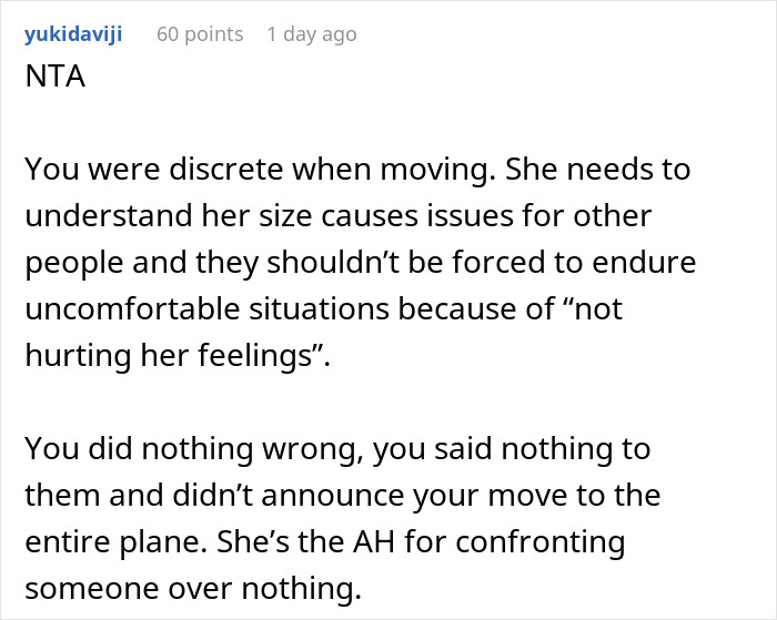&ldquo;Am I A Jerk For Embarrassing A Plus-Sized Passenger On A Flight?&rdquo;