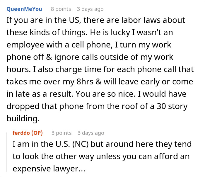 Boss Confiscates Employee’s Company Cell Phone Because He Doesn’t ‘Deserve’ It, Gets Angry When His Employee Ignores His Calls Boss Confiscates Employee’s Company Cell Phone Because He Doesn’t ‘Deserve’ It, Gets Angry When His Employee Ignores His Calls
