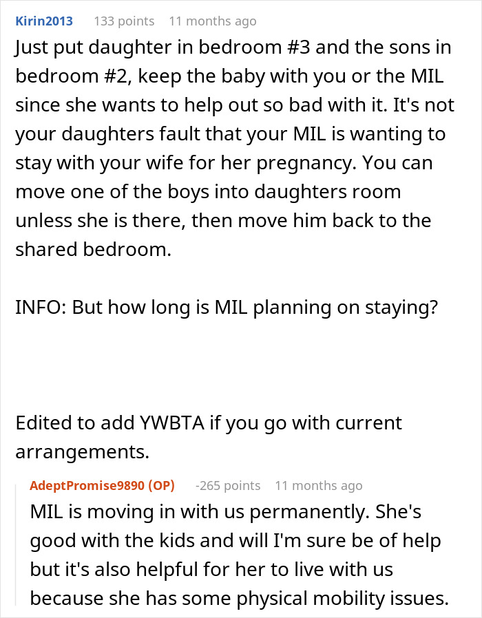 "She Threw A Fit": Dad Tells 12-Year-Old She'll Have To Give Up Her Room And Move In With A 4-Year-Old, Looks For Validation Online But Gets Called Out Instead