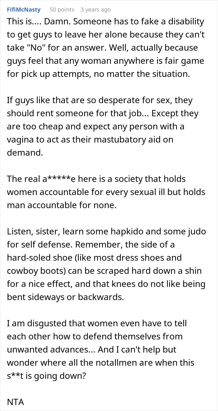 Woman Figures Out A Near Foolproof Way Of Keeping Men Away, Wonders If It’s Unethical Woman Figures Out A Near Foolproof Way Of Keeping Men Away, Wonders If It’s Unethical