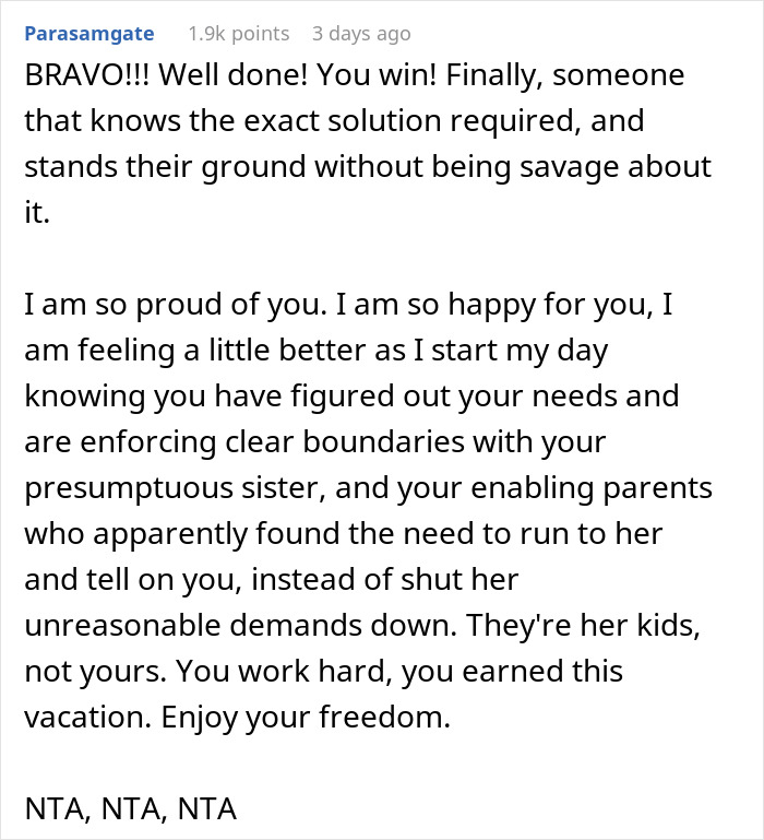 Family Tries Guilt-Tripping A Guy Into Babysitting His 3 Nephews On Vacation, He Refuses And Drama Ensues