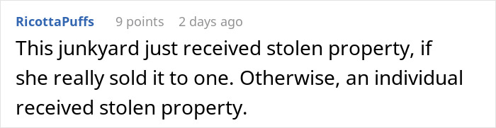 Guy Finds Out GF Secretly Sold The Car That Was In His Family For Generations, Dumps Her, Sues Her, And Gets His Car Back