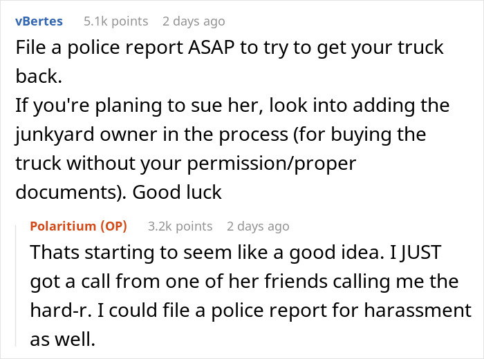 Guy Finds Out GF Secretly Sold The Car That Was In His Family For Generations, Dumps Her, Sues Her, And Gets His Car Back