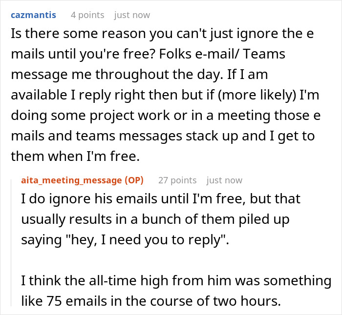 “‘Do Not Disturb’ Means Leave Me Alone”: Employee Sends Out An Angry Email To Colleague Who Keeps Contacting Them Even When Unavailable “‘Do Not Disturb’ Means Leave Me Alone”: Employee Sends Out An Angry Email To Colleague Who Keeps Contacting Them Even When Unavailable