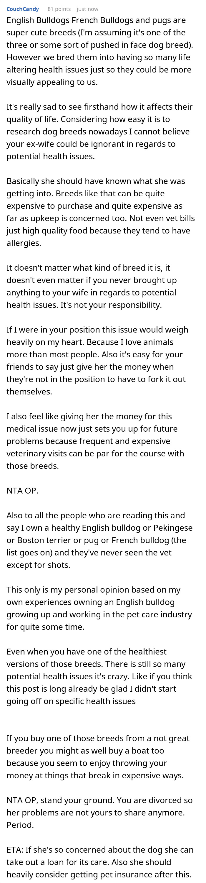 &ldquo;I Said No Thank You&rdquo;: Woman Demands Ex Pay For Her Dog's Vet Bills, Contacts His Close Ones To Make Him Change His Mind After Getting A Refusal
