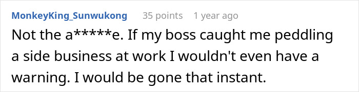 General Manager Asks If He Was A Jerk To Fire MLM Employee For Selling Pyramid Scheme Products At Work