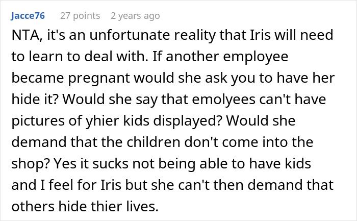 Employee Struggles With Infertility, Gets Upset When Manager Ignores Her Demand To Make Another Coworker Put Away Her Mother&rsquo;s Day Flowers