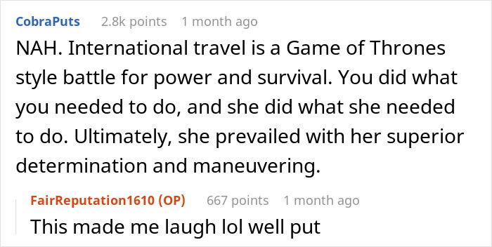 Exhausted Passenger Is Upset About Having To Give Up Their Middle Seat To A Mother Traveling With A Baby