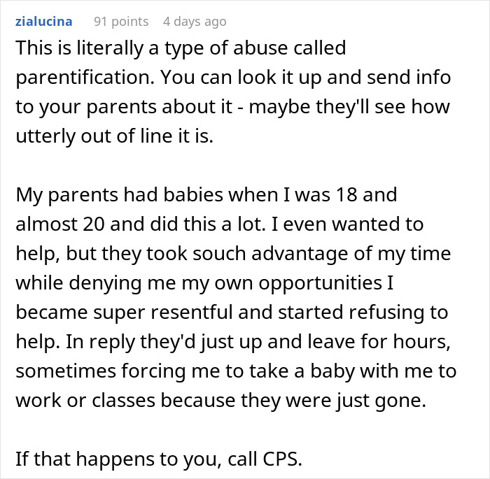 &ldquo;I Won&rsquo;t Take Care Of Or Raise The Baby For Them&rdquo;: Teen Refuses To Be Newborn&rsquo;s Free Babysitter After Parents Announce Unexpected Pregnancy