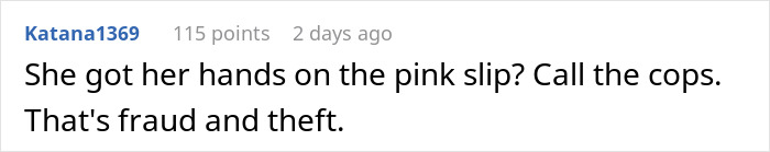 Guy Finds Out GF Secretly Sold The Car That Was In His Family For Generations, Dumps Her, Sues Her, And Gets His Car Back