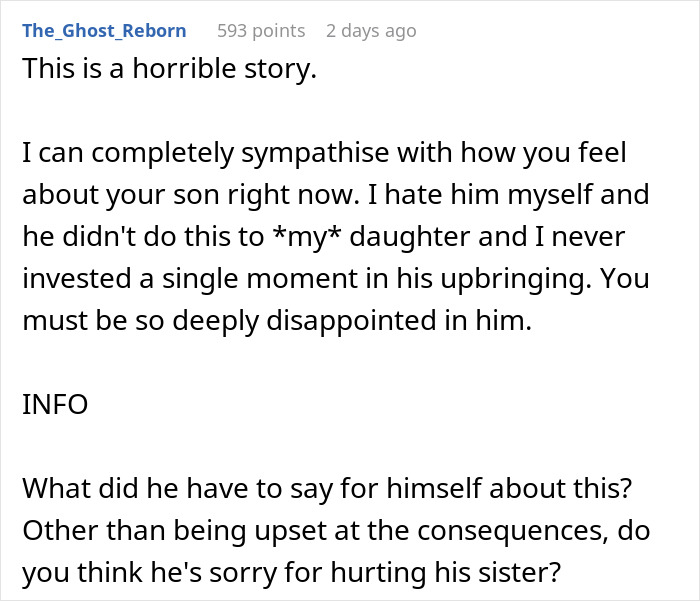 "I Don't Think Our Relationship Can Recover From This": Mom Sends Son Away After He Exposes Sister's Secret To Entire School "I Don't Think Our Relationship Can Recover From This": Mom Sends Son Away After He Exposes Sister's Secret To Entire School
