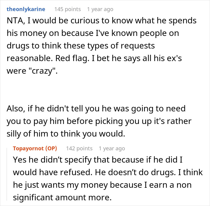 Boyfriend Demands To Be Paid The Same As Uber For Picking Girlfriend Up From Work, And The Woman Is Perplexed