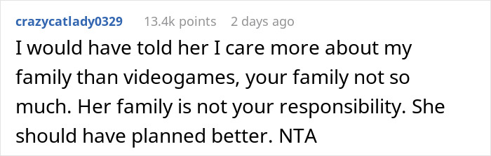 "I Honestly Don't Really Care": Person Refuses To Give Up Their Day Off To Play A Video Game "I Honestly Don't Really Care": Person Refuses To Give Up Their Day Off To Play A Video Game
