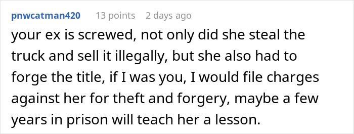 Guy Finds Out GF Secretly Sold The Car That Was In His Family For Generations, Dumps Her, Sues Her, And Gets His Car Back