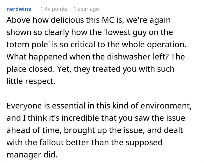 Manager Ignores His Part Of The Deal With Busboy, Regrets It When He Just Up And Leaves, Leaving The Place In Complete Pandemonium Manager Ignores His Part Of The Deal With Busboy, Regrets It When He Just Up And Leaves, Leaving The Place In Complete Pandemonium