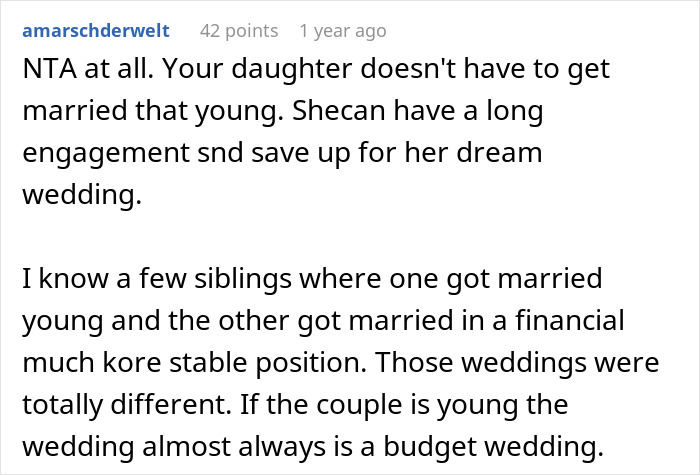 "It's Absurd": Dad Refuses To Ask Son To Fund Stepdaughter's Wedding, Family Drama Ensues "It's Absurd": Dad Refuses To Ask Son To Fund Stepdaughter's Wedding, Family Drama Ensues