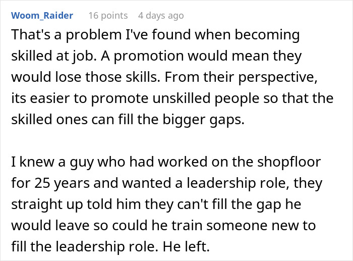 "They Refused To Believe I Had Left": Person Quits Their Job After The Guy They Trained Gets Promoted Instead Of Them "They Refused To Believe I Had Left": Person Quits Their Job After The Guy They Trained Gets Promoted Instead Of Them