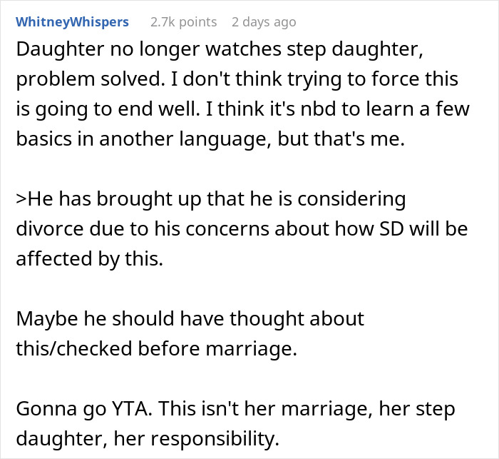 Mom Is Lost And Confused After Her Daughter Refuses To Learn Sign Language And Her Husband Threatens Divorce