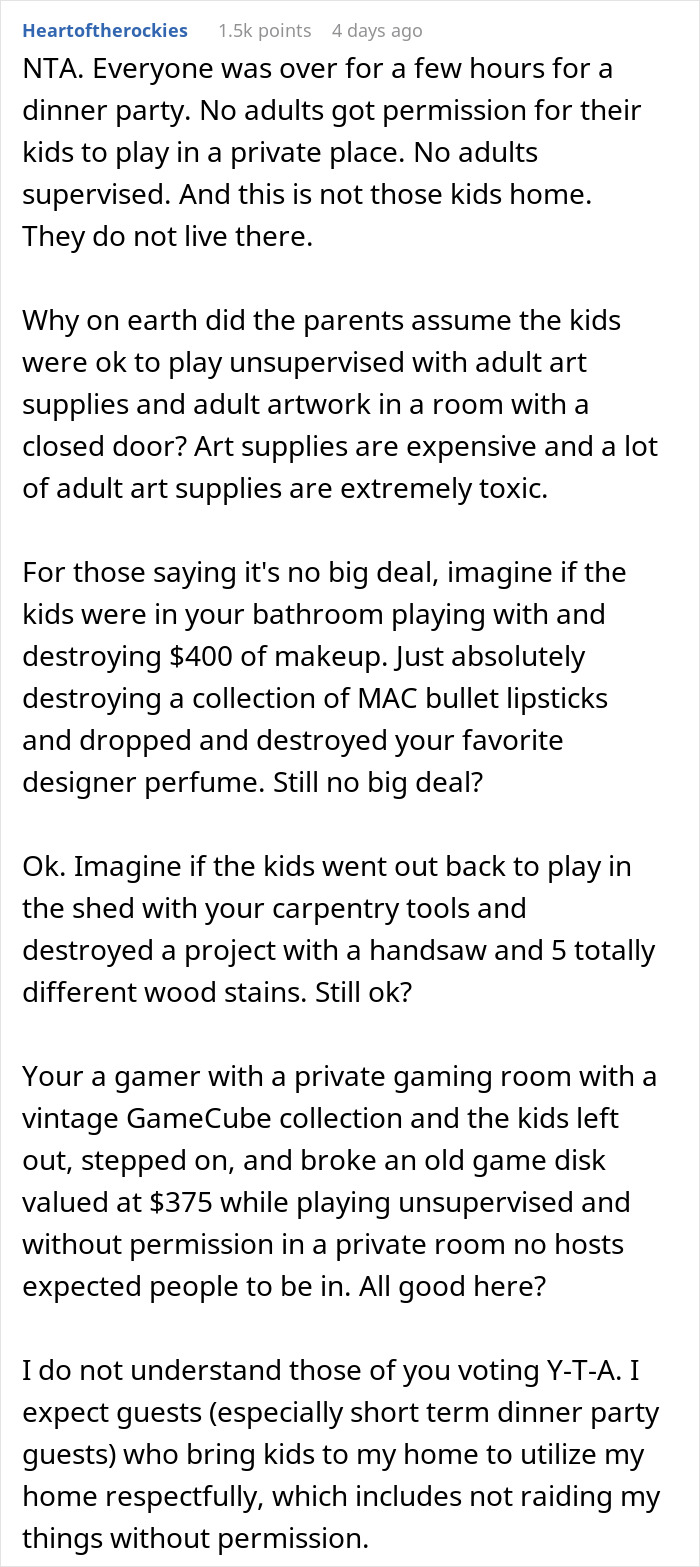 Brother-In-Law&rsquo;s Kids Ruin $375 Worth Of Art Supplies, He Refuses To Take The Blame, So He Gets Sued