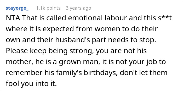 MIL Tells This Woman It's Her "Job" To Make Sure Her Husband Doesn't Forget Things, She Refuses To Be His Personal Reminder